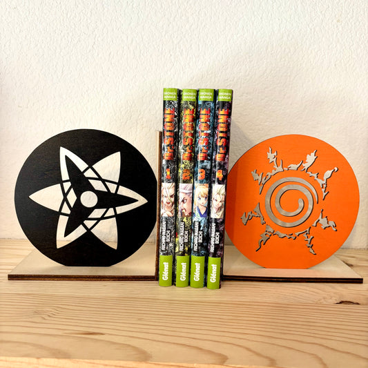 Serre-livres Sharingan & sceau de Naruto lumineux