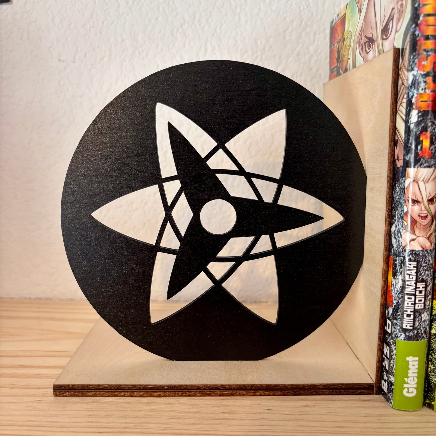 Serre-livres Sharingan & sceau de Naruto lumineux