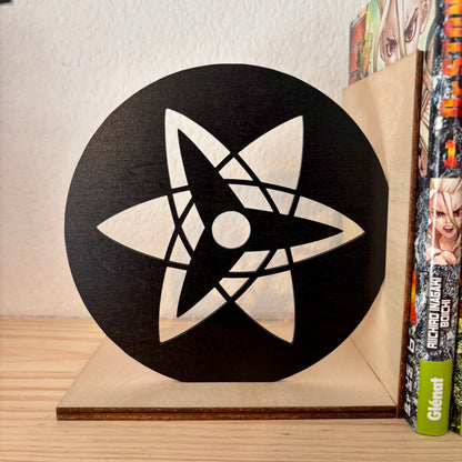 Serre-livres Sharingan & sceau de Naruto lumineux