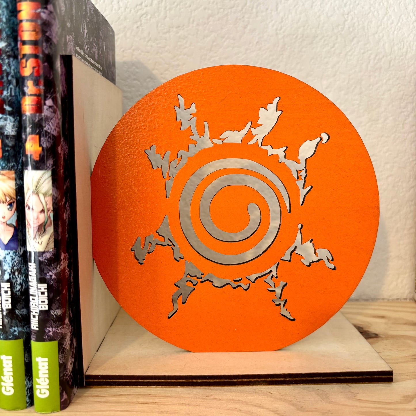 Serre-livres Sharingan & sceau de Naruto lumineux